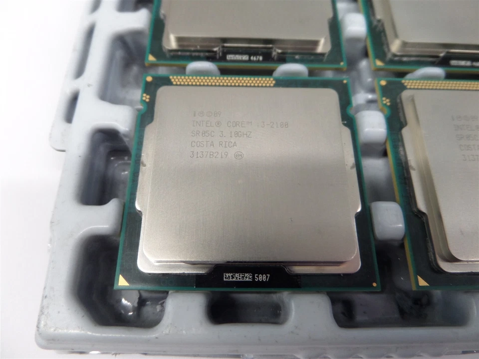 Lote de 9- Intel Core i3-2100 3.10GHz Dual Core 2da Generación CPU SR05C Foto 3 de 4