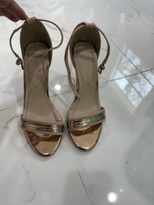 Elegant Gold and Tan Women's Sandals