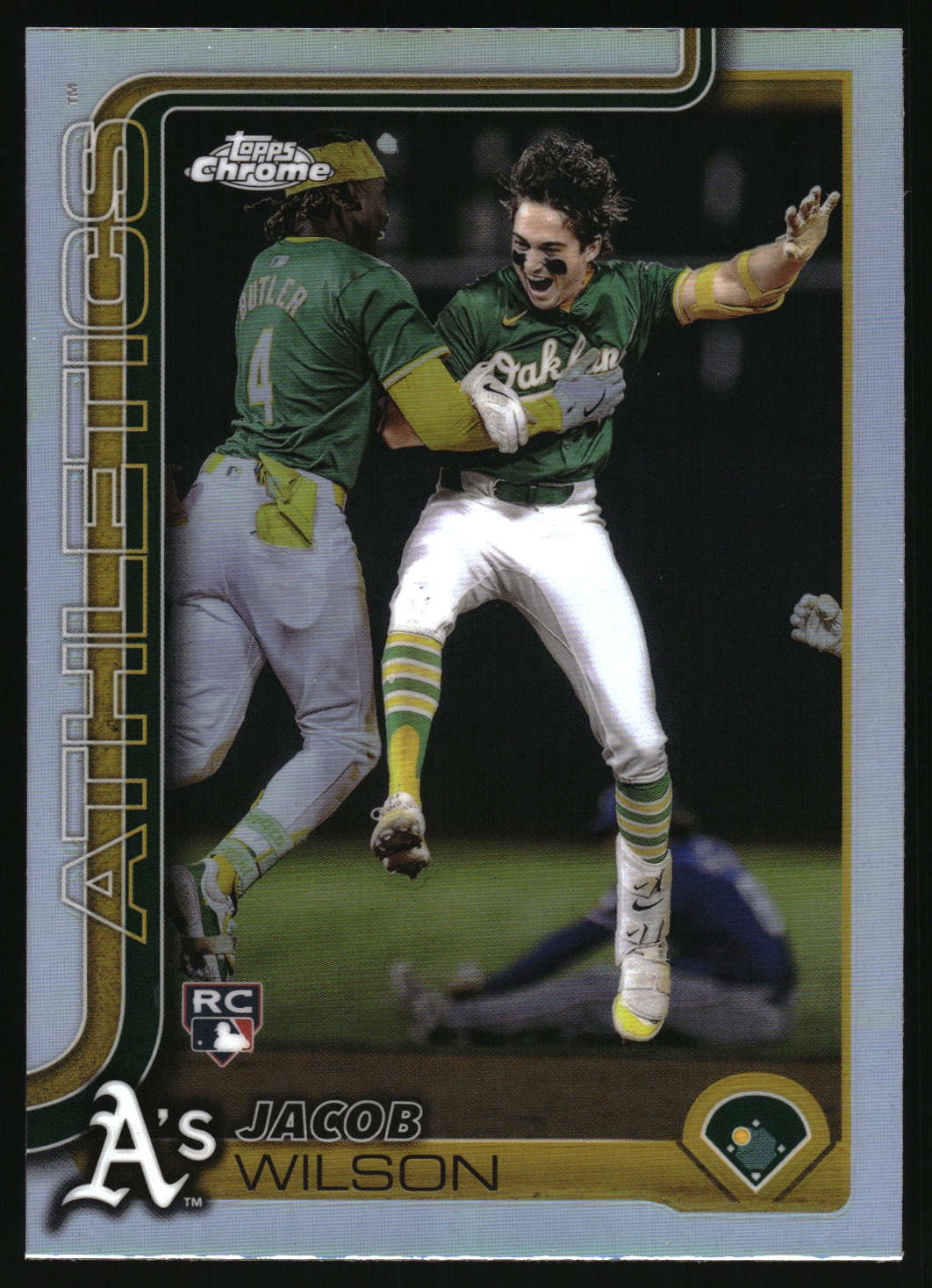 2025 Topps Chrome Refractor #96 Jacob Wilson Image Variation