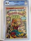 MARVEL TEAM UP VOL 1 - SPIDER-MAN & SONS OF THE TIGER - 1975 **CGC GRADED 8.5**