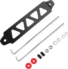 Universal Battery Hold Down Bracket Kit Aluminum Alloy W Material Type Black