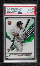2024 Pristine Green Refractor /150 Jasson Dominguez Domínguez PSA 10 GEM MT 8uc
