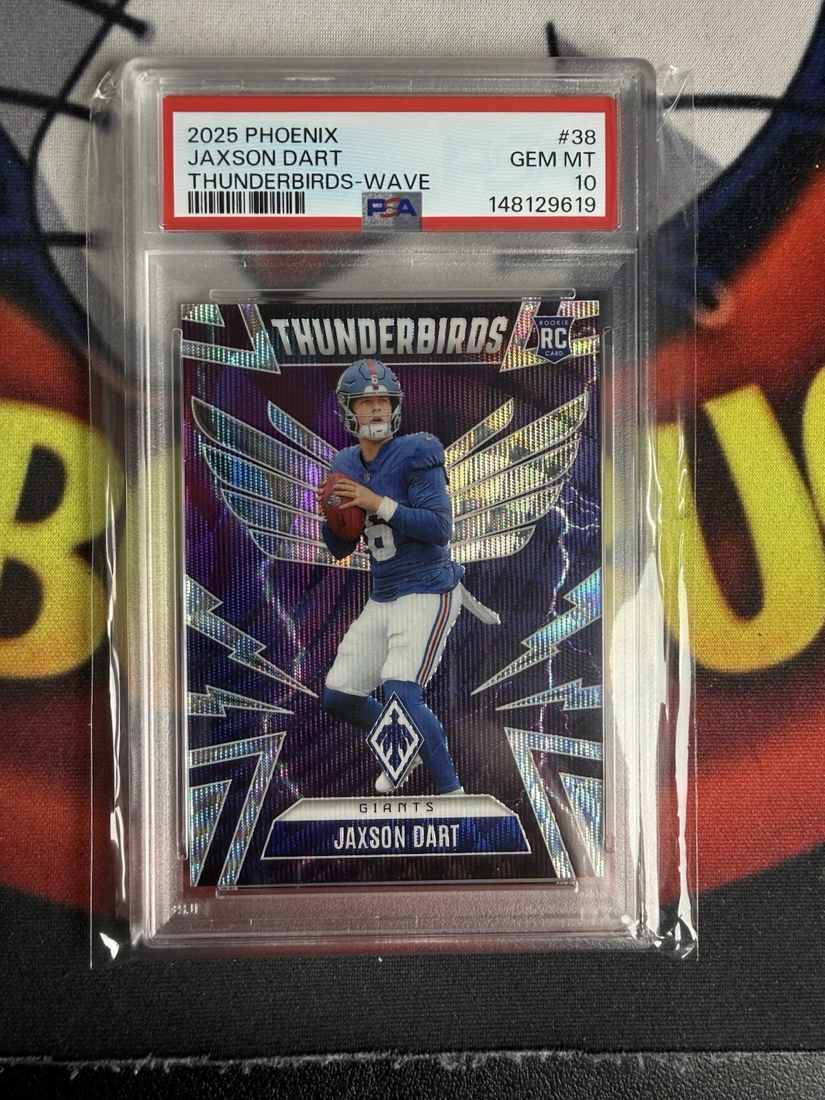 Jaxson Dart Panini Phoenix Thunderbirds #38 Wave