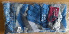 detroit lions gloves and scarf set