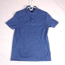 Charles Tyrwhitt Polo Shirt Mens Small Blue Short Sleeve Preppy Casual Classic