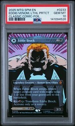 Eddie Brock // Venom, Lethal Protector (0233) Borderless Foil - Marvel's Spider-Man MTG