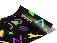 Rwraps 80s Retro Master Mephisto Gloss Vinyl Film Wrap 59in x 6in Vinyl Vehicle