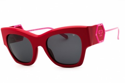 PHILIPP PLEIN SPP120-6Y6-53  Sunglasses Frame Size 53mm 135mm 22mm RED Women
