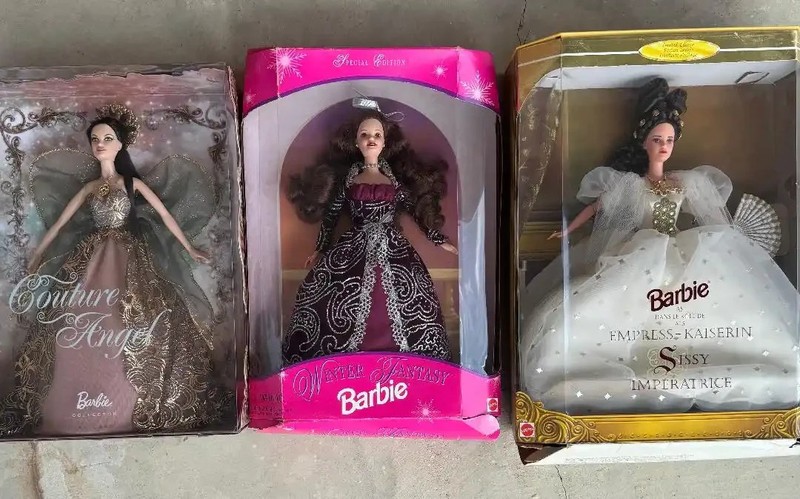 Barbie Doll Lot of 7.  Holiday and special collections.