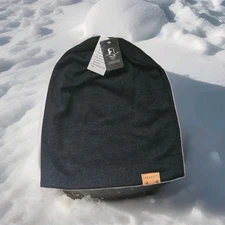 NWT Men's Black Forbusite Oversized Slouch Beanie One Size