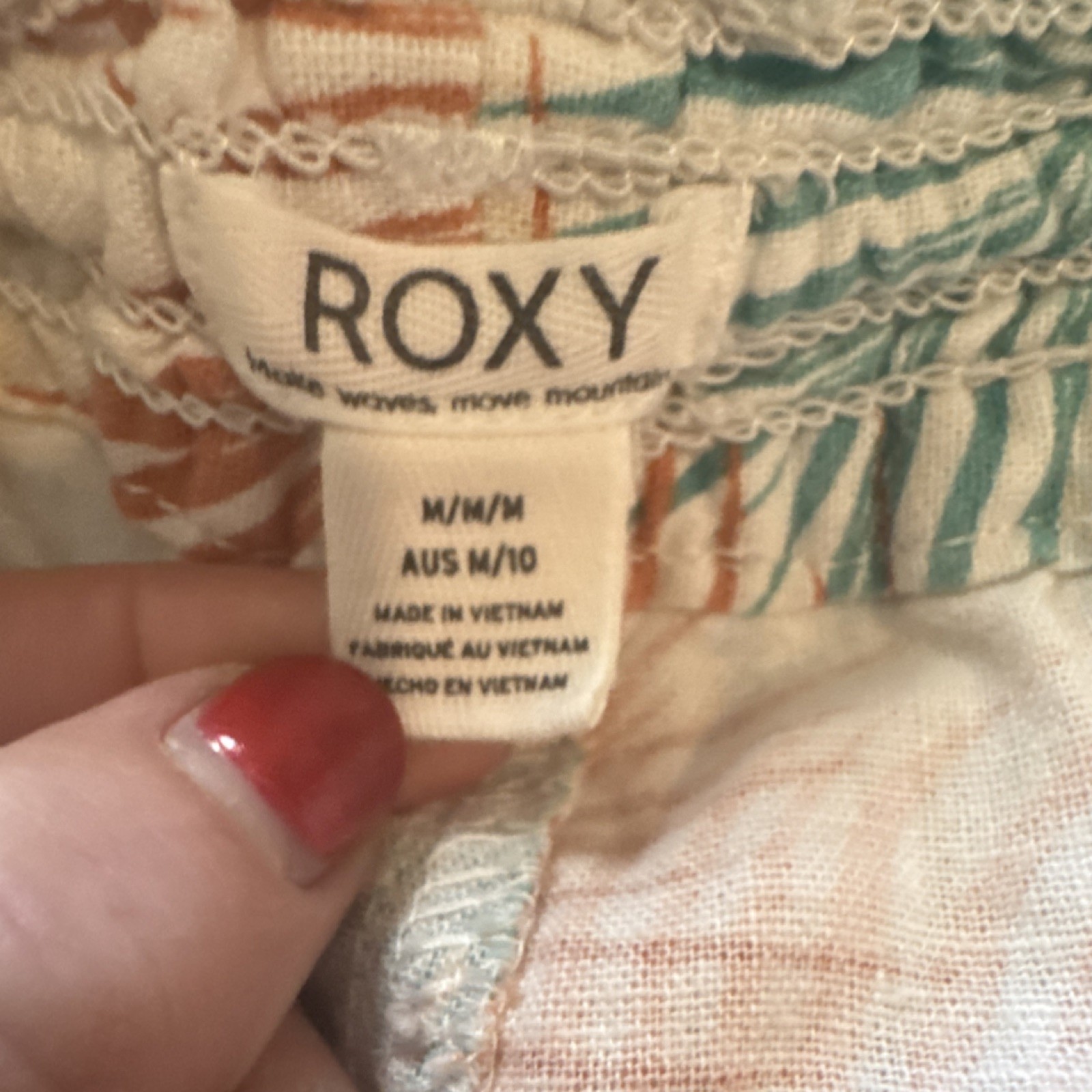 roxy womens multicolor drawstring ankle pants rel… - image 3