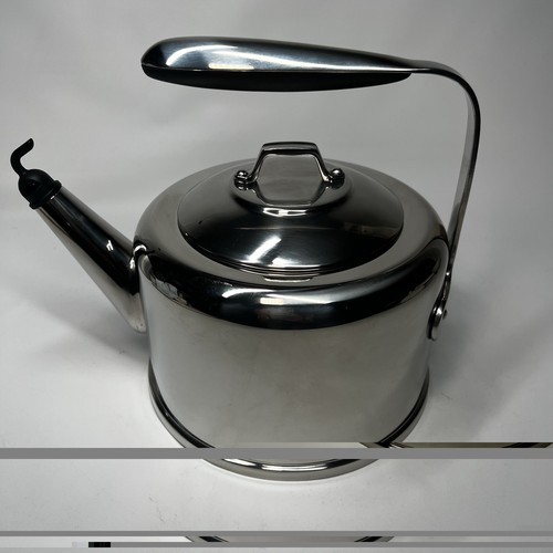 All Clad 2-Quart Tea Kettle Stainless Steel Cantalever Handle w/Whistle