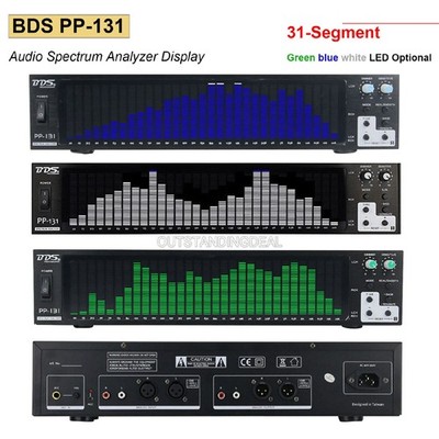 BDS PP-131 / PP-31 Digital Audio Spectrum Analyzer Display VU Meter 31-Segment