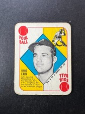 1951 Topps Ferris Fain #3 poor creased back paper loss