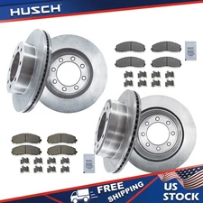 Front Rear Disc Brake Rotors and Ceramic Pads Kit for F-350 Super Duty 2013-2022