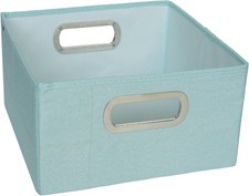 JJ Cole Heather Storage Box, Blue, 6.5"