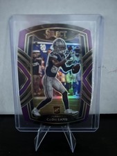 2020 Panini Select #257 CeeDee Lamb Purple Prizm Die Cut