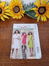 McCalls Sewing Pattern M6116 Classic Fit shirt dress US 8 to 14 Palmer Pletsch