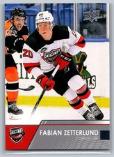 #44 Fabian Zetterlund 2021-22 Upper Deck AHL Utica Comets