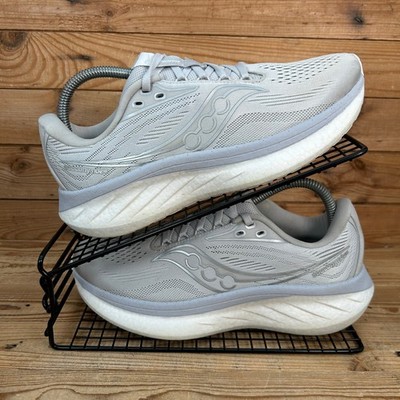 Saucony Turnschuhe Damen Größe UK 6 Ride 18 Cloud Grey Straßenlauf Fitnessschuhe