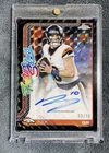 2025 Topps Chrome Future Stars Black Autograph Bo Nix /10 #FSA-BN Broncos QB 🔥
