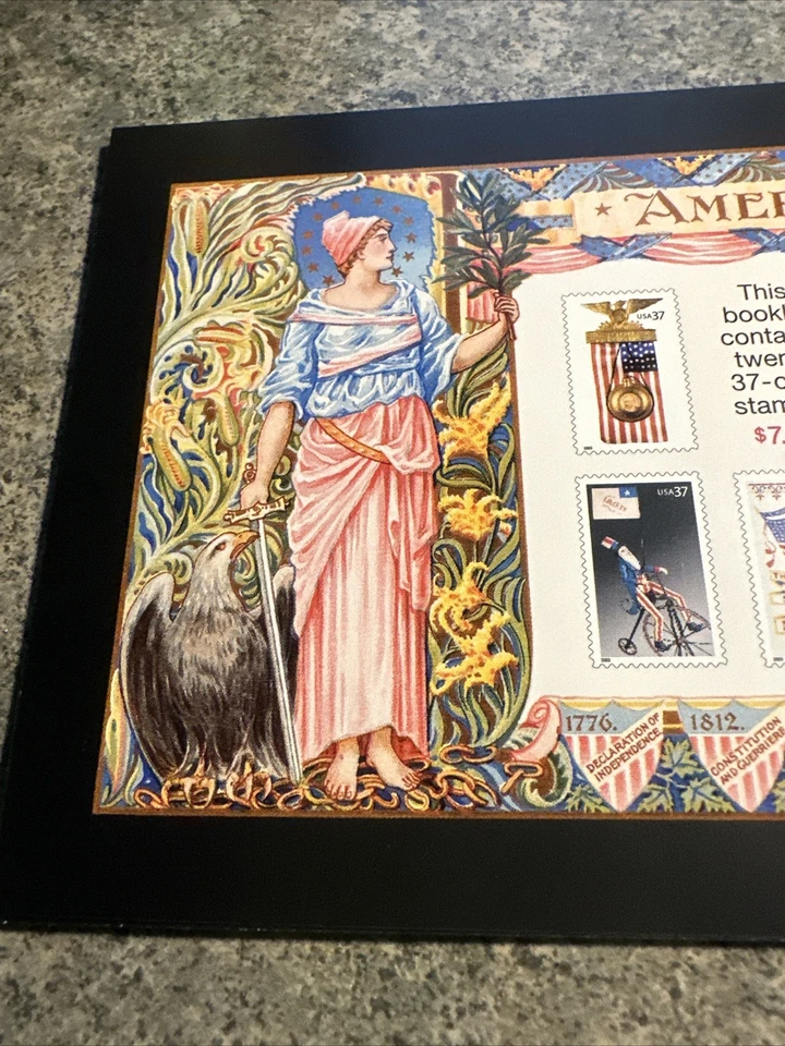 Scott #3776-3780 Old Glory Prestige Booklet of 20 37c Stamps FV is $7.40 - Image 3 of 4