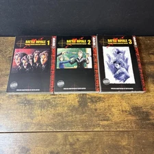 Lot of 3 Battle Royale Vol 1, 2, 3 Koushun Takami & Masayuki Taguchi FIRST PRINT
