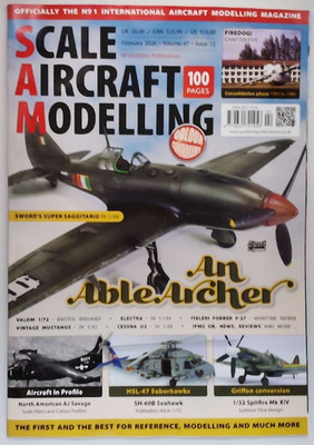Scale Aircraft Modelling magazine Feb 2026 Sword's Super Saggitario in 1/48