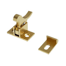 Cabinet Door Latch with Polished Finish for Window and Storage Use