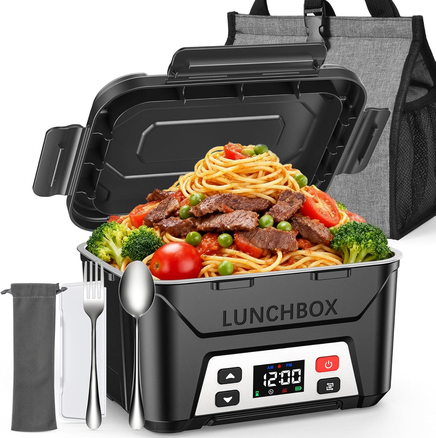 For Men, Electric Lunch Box For Adults, 5.5 Cups Cordless Po