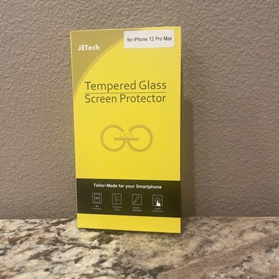 JETech Screen Protector and Camera Lens Protector for iPhone 12 Pro Max