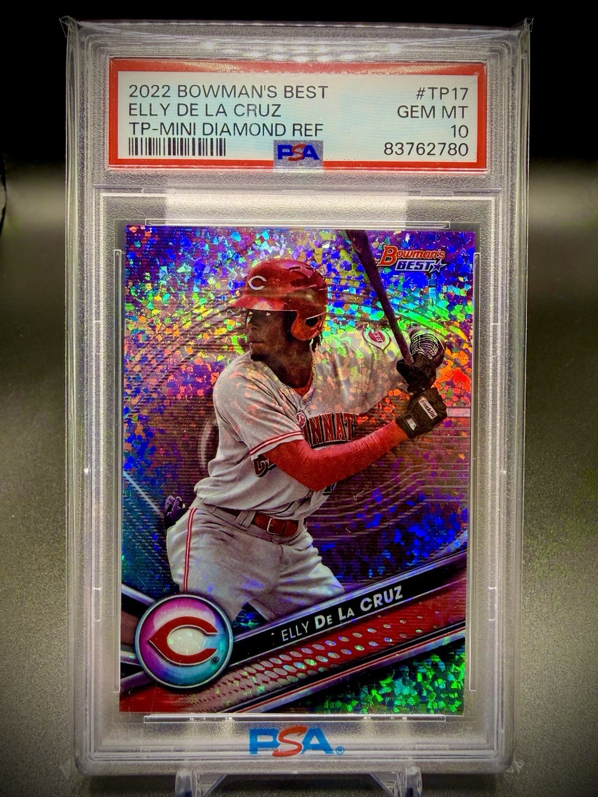 ⚾️🔥2022 Bowman’s Best Elly De La Cruz (RC) Mini Diamond SP/299 PSA 10🔥⚾️
