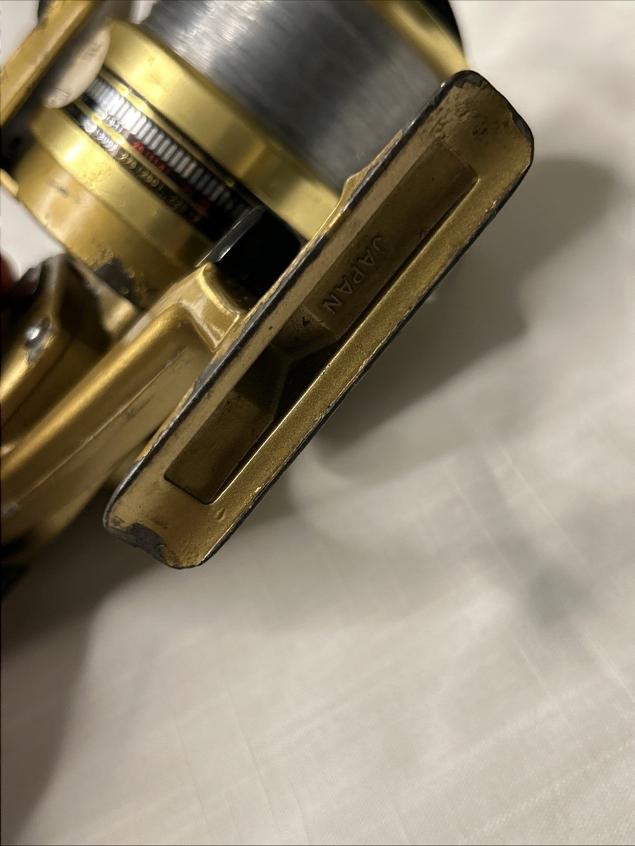 Vintage Daiwa GS-90 Spinning Reel , Heavy Duty Steal Fishing Reel