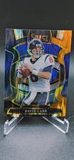 2025 Panini Select - Concourse David Carr #50 Black & Orange Shock Prizm