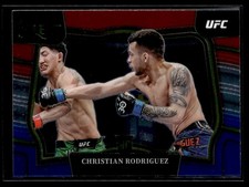 2023 Panini Select UFC Red White Blue Prizm #211 Christian Rodriguez Rookie RC