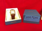 SEIKO 7N32-ODTO ROMAN INDEX SQUARE FACE WATCH