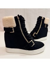 Shoe Dazzle Womens Hidden Wedge Heel Sneaker ...