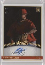 2022 Chronicles Studio Black Signatures Holo Gold 5/10 Connor Seabold Auto qf8
