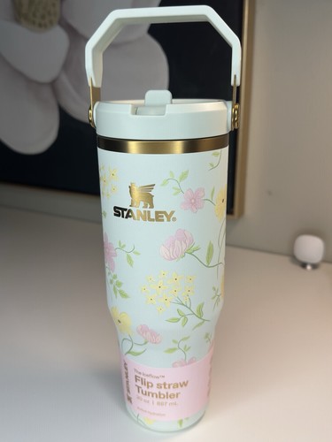 Stanley Easter 2026 SPRING BLOSSOM 30oz Iceflow Flipstraw Tumbler IN ...