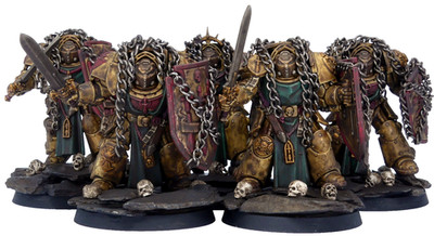 Warhammer 40K Dark Angels / Fallen Angels Deathwing Knights Conversions Grimdark