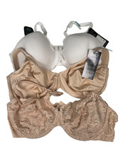 Bali Womens White/Beige Mixed Style Underwire...