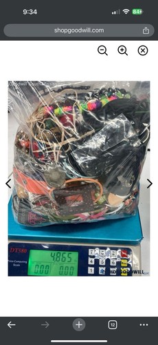 3 LB / 1 Gallon Unsorted Huge Lot Jewelry VTG New Junk & Wearable Resell Tangled - Bild 8 von 11