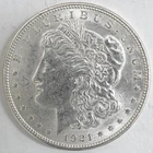 1921-P Morgan Silver Dollar $1 Final Year High Grade 90% Silver Raw