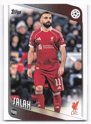 Liverpool Team Set TOPPS UCC 2025-2026 Complete your set Buy More Save More!!