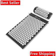 Acupressure Mat and Pillow Set for Back/Neck Pain Relief and Muscle Relaxation