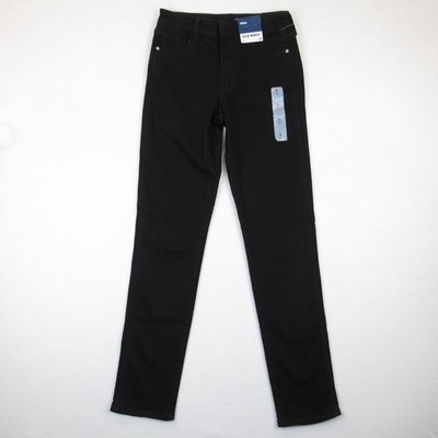 Old Navy High Rise Slim Women's Jeans Size 0 Secret Smooth Pockets Black Pants