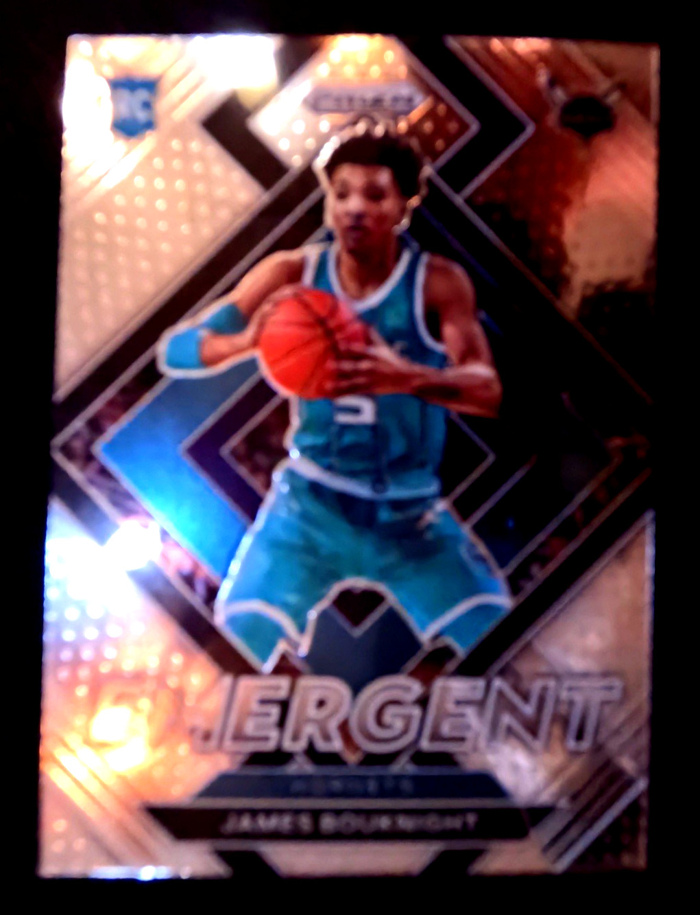 2021-22 Panini Prizm Emergent Silver Prizm James Bouknight #8 Rookie RC 19b1