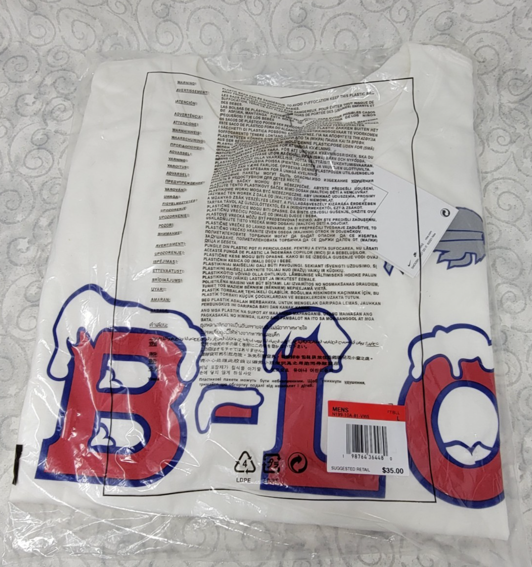 Buffalo Bills Nike 2025 Rivalries Essential T-Shirt B-LO Cold