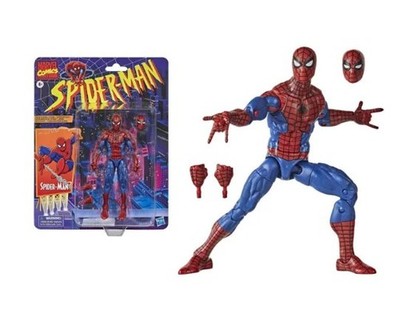 Hasbro Marvel Legends Spider-Man Retro Spiderman 6'' Action Figure Dented Package