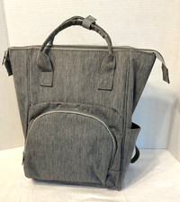 Enfamil Baby Wonderbag Travel Diaper Bag Backpack Gray Insulated Bottles Formula